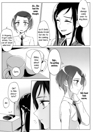 (C89) [World of Pure (Negom)] Rikka wa Koumiete Yoru ni Naru to Eroku Narunda yo? | Despite how she may seem. Rikka gets lewd at night (DokiDoki! Precure) [English] [Yuri-ism] - Page 10