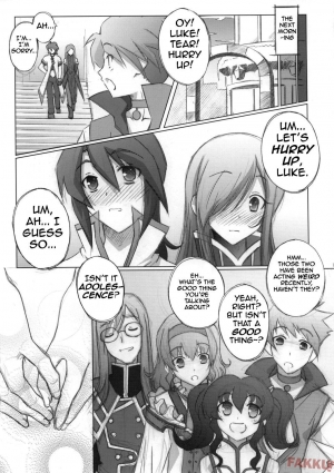 (C70) [Mahirutei (Izumi Mahiru)] Melon ni Melon Melon (Tales of the Abyss) [English] - Page 25