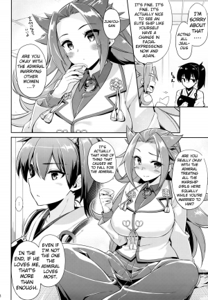 (C86) [CHIBIKKO KINGDOM (Kekocha)] Shiawase Juukon Seikatsu | Happy Bigamist Lifestyle (Kantai Collection - KanColle-) [English] [doujin-moe.us] - Page 8