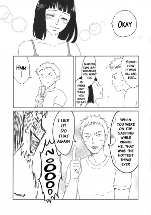 (Zennin Shuuketsu 2) [Plum Factory (Ichi Ume)] Uzumaki Hinata no Monologue Tokidoki, Anata (Naruto) [English] {doujins.com} - Page 53