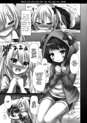 (C85) [Botugo (RYO)] Mousou sei Ginpatsu Kuma Girl | Delusion-sexual Silver Haired Kuma Girl [English] [一心童貞] - Page 14