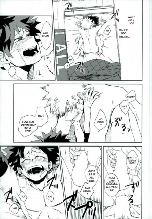 (SUPER26) [Multivitamin (Ichiko)] Mou Ii Kai? (Boku no Hero Academia) [English] - Page 17