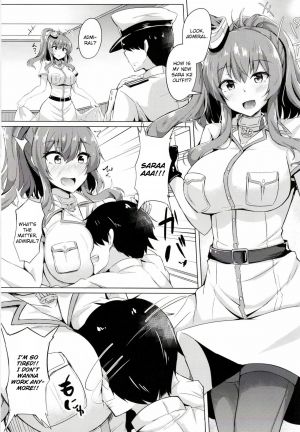 [Tiusan Kingdom (Tiusan)] Saratoga ni Amaetai | Spoil me, Saratoga (Kantai Collection -KanColle-) [English] [Feeed] [Digital] - Page 6