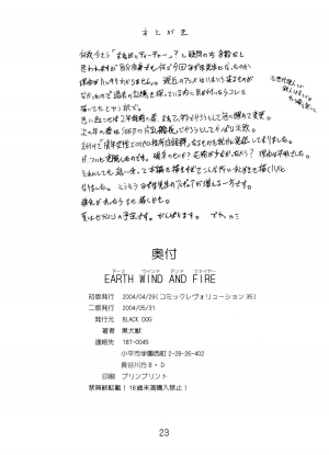 (CR35) [BLACK DOG (Kuroinu Juu)] EARTH WIND AND FIRE (Onegai Teacher) [English] [CGRascal] - Page 23