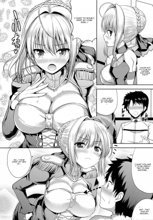 (COMIC1☆13) [An-Arc (Hamo)] Nero-chama ga Osotte Kita!! (Fate/Grand Order) [English] [CGrascal] - Page 6