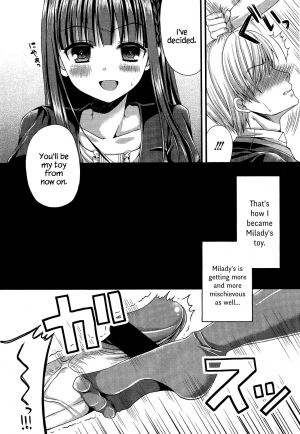 [Mukai Kiyoharu] Kichiku Ojou-sama to Geboku Shitsuji | The Demonic Lady & Her Butler (Girls forM Vol. 02) [English] {Hennojin} - Page 9