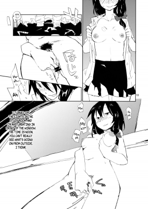  (C84) [Saperon Black (Sape)] #Roshutsu Renko-chan | #Exhibitionist Renko-chan (Touhou Project) [English] {pesu}  - Page 13