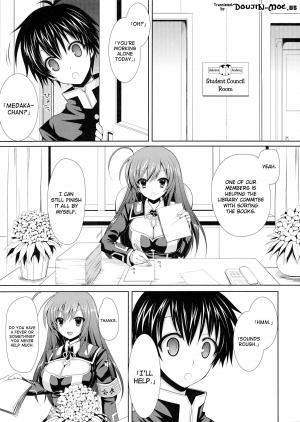  (C82) [Sugar*Berry*Syrup (Kuroe)] Medaka-chan Sakunyuu 2 - Kumagawa-kun Shoots a Video (Medaka Box) [English] {doujin-moe.us}  - Page 5