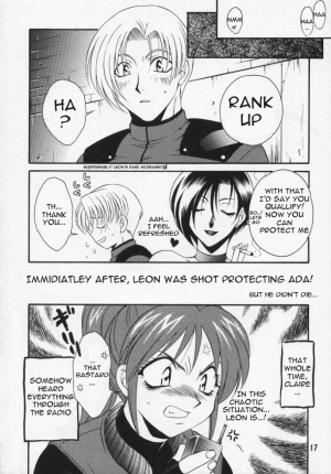 (C54) [Dark Water (Mikuni Jiou, Tatsuse Yumino)] Too Bad (Biohazard [Resident Evil]) [English] [Kizlan] - Page 16