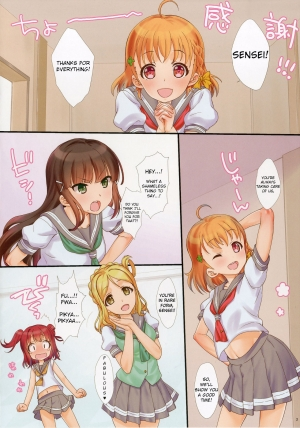 (C90) [Nama Cream Biyori (Nanase Meruchi)] A HAPPY LOVE LOVE LIFE! (Love Live! Sunshine!!) [ENGLISH] [XeLations] - Page 3