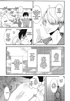 (Hyousou Strast) [Fiance Tank (Matsue)] Onemuri Victor Sensei | Sleeping Viktor-sensei (Yuri!!! on Ice) [English] [blanket] [Decensored] - Page 11