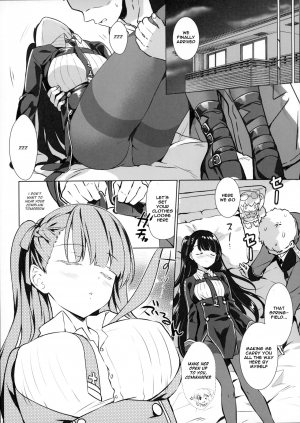 (C95) [REI's ROOM (REI)] Sunao na Kanojo to Hetare Shikikan | The Honest WA-chan and The Cowardly Commander (Girls' Frontline) [English] [Spicaworks] - Page 5