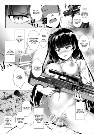 (C95) [REI's ROOM (REI)] Sunao na Kanojo to Hetare Shikikan | The Honest WA-chan and The Cowardly Commander (Girls' Frontline) [English] [Spicaworks] - Page 13