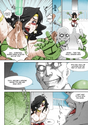 [Niku Ringo (Kakugari Kyoudai)] Wonder Wife: Boobs Crisis #21 [English] [desudesu] [Colorized] - Page 13
