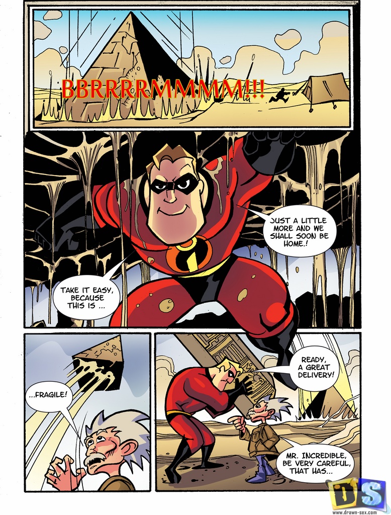 778px x 1024px - The Incredibles In Egypt- Drawn Sex - Page 1 | Egg Comics