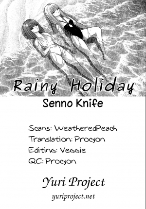 [Senno Knife] Ame ni Nureta Kyuujitsu | Rainy Holiday (Lesbian II Mitsu no Heya) [English] [Yuri Project] - Page 46