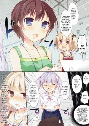  (C88) [Hirahira (Hirari)] Shachiku-chan to Manabu Shin-Shakaijin no Meishi Koukan (NEW GAME!) [English] [Hebrew Hotglue]  - Page 5