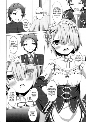 (COMIC1☆10) [Imitation Moon (Narumi Yuu)] A Subaru-kun Ecchi Shimasu? Chotto Barusu Nani Jiro Jiro Miten no yo (Re:Zero Kara Hajimeru Isekai Seikatsu) [English] {doujin-moe.us} - Page 8