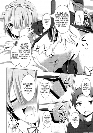 (COMIC1☆10) [Imitation Moon (Narumi Yuu)] A Subaru-kun Ecchi Shimasu? Chotto Barusu Nani Jiro Jiro Miten no yo (Re:Zero Kara Hajimeru Isekai Seikatsu) [English] {doujin-moe.us} - Page 12