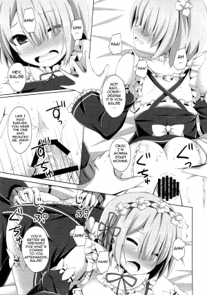 (COMIC1☆10) [Imitation Moon (Narumi Yuu)] A Subaru-kun Ecchi Shimasu? Chotto Barusu Nani Jiro Jiro Miten no yo (Re:Zero Kara Hajimeru Isekai Seikatsu) [English] {doujin-moe.us} - Page 13