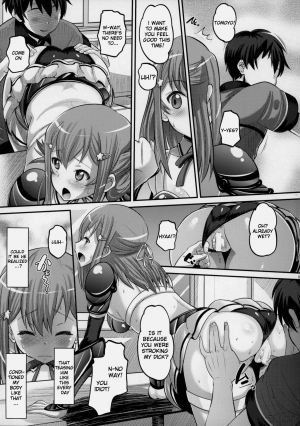 [AMP (Norakuro Nero)] Bikini Armor na Tomoyo to Gonyogonyo shitai! (Inou-Battle wa Nichijou-kei no Naka de) [English] {doujins.com} - Page 9