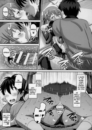 [AMP (Norakuro Nero)] Bikini Armor na Tomoyo to Gonyogonyo shitai! (Inou-Battle wa Nichijou-kei no Naka de) [English] {doujins.com} - Page 15