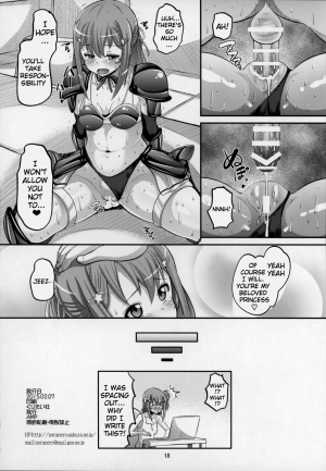 [AMP (Norakuro Nero)] Bikini Armor na Tomoyo to Gonyogonyo shitai! (Inou-Battle wa Nichijou-kei no Naka de) [English] {doujins.com} - Page 18