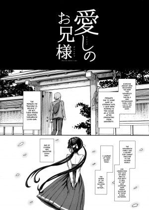  (C91) [NOSEBLEED (Miyamoto Issa)] Itoshi no Onii-sama - Lilim's Gaiden [English] {NecroManCr}  - Page 4