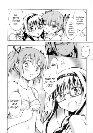 (GirlsLoveFestival 8) [peachpulsar (Mira)] Eien ni Anata wo Omou (Puella Magi Madoka Magica) [English] {Hennojin} - Page 43