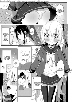 (C96) [Mentei Dokoro (Mentei Yakuna)] Satsuki AiAiAi Yukkuri Ecchi (Kantai Collection -KanColle-) [English] [constantly] - Page 3