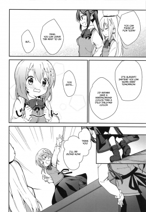 (C97) [Sekine (Sekine Hajime)] Attakai Kokoa wa Ikaga desu ka? - How about warm cocoa? (Gochuumon wa Usagi desu ka?) [English] [DKKMD Translations] - Page 8