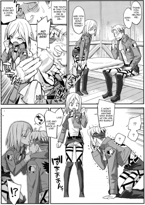 (C84) [Kacchuu Musume (Ouma Bunshichirou)] Shingeki no Megami (first story) (Shingeki no Kyojin) [English] [CGrascal] - Page 3