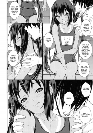 (COMIC1☆4) [Heaven's Gate (Andou Tomoya)] Kongari Musume Nakano Azusa (K-ON!) [English] [CGrascal] - Page 6