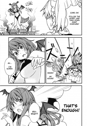 (C93) [106m (Kuro Oolong)] Mega Sakuya vs Giant Koakuma (Touhou Project) [English] - Page 5