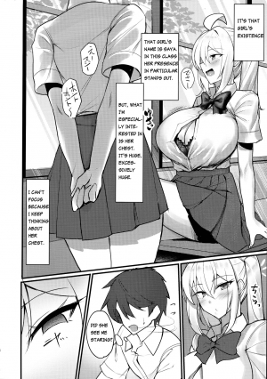 (C97) [Kilometer (Kirome)] Class no Bakunyuu Gal ga Kininatte Shikatanai! | I Can't Help But Think About The Gyaru With Massive Breasts In My Class [English] [AntaresNL667] - Page 5