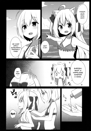 (C94) [croix crown (Mimura Zaja)] Goshujin-sama to Koneko no Midareta Summer Vacation | Master And Koneko's Confusing Summer Vacation [English] {Doujins.com} - Page 5