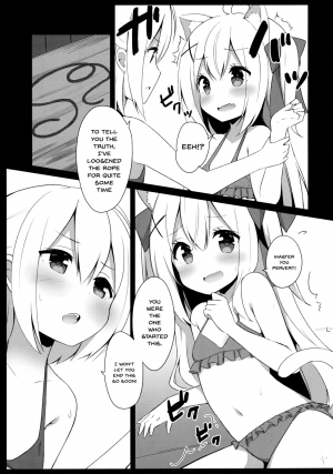 (C94) [croix crown (Mimura Zaja)] Goshujin-sama to Koneko no Midareta Summer Vacation | Master And Koneko's Confusing Summer Vacation [English] {Doujins.com} - Page 14