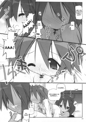 (SC37) [Zenpou Fuchuui (Kuroba)] Hiyorin Revenge (Lucky Star) [English] - Page 21