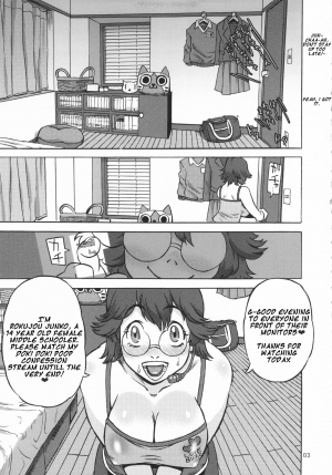 (C82) [Ameyama Telegraph (Ameyama Denshin, RADIOHEAD)] Rokujou Junko no Haisetsu Kokuhaku Haishin [English] - Page 5