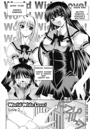 [Izumi Yuujiro] World Wide Love! Ch. 1-9 [English] {Rande} - Page 31