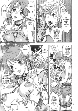 [Kurione-sha (YU-RI)] l'Cie-tachi no Kyuusoku | On Holiday With l'Cie and Friends (Final Fantasy XIII) [English] {doujin-moe.us} [Digital] - Page 5
