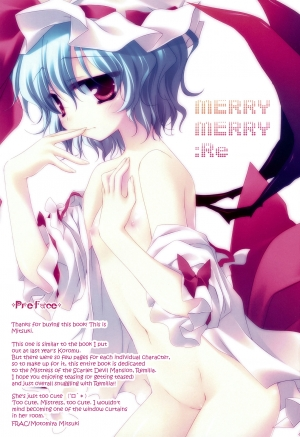 (Reitaisai 7) [FRAC (Motomiya Mitsuki)] Merry Merry Re (Touhou Project) [English] [U Mad] - Page 4