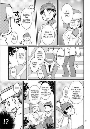 (C89) [Crystal Boy, Wanriky (Kumaneko, Wanriky)] Ore-tachi Isshou! Zuttomo da yo! (South Park) [English] [SMDC] - Page 24