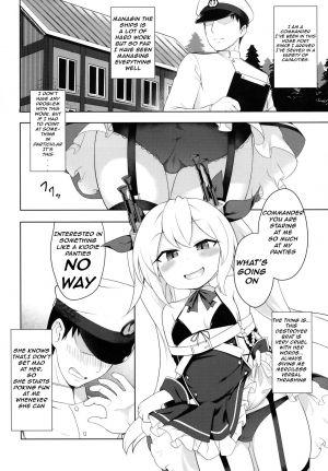 (C97) [Yusei Haguruma (Victanyas)] Namaiki Kuchikukan Wakarase Challenge | I'll Make You Understand Challenge (Azur Lane) [English] [LoliLab Translations] - Page 4