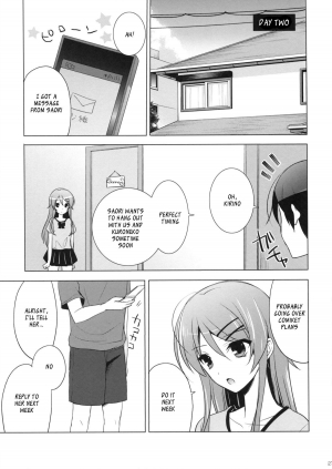 (C84) [SEM;COLON (Mitsu King)] ANOTHER WORLD (Ore no Imouto ga Konna ni Kawaii Wake ga Nai) [English] [_ragdoll] - Page 27