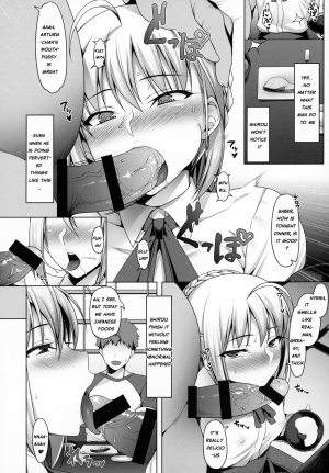 (C95) [Ruiketsuan (Namidame)] Emiya-ke Futei Koukou Ryouiki Ni ~Kishiou Arturia Pendragon no Baai~ (Fate/stay night) [English] [Netorare Nation] - Page 8