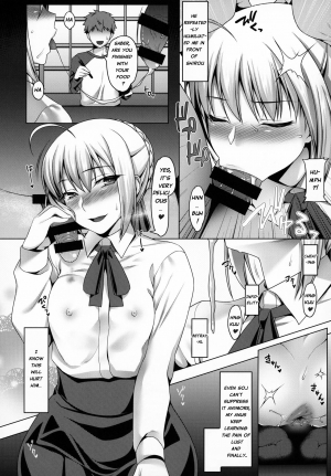 (C95) [Ruiketsuan (Namidame)] Emiya-ke Futei Koukou Ryouiki Ni ~Kishiou Arturia Pendragon no Baai~ (Fate/stay night) [English] [Netorare Nation] - Page 10