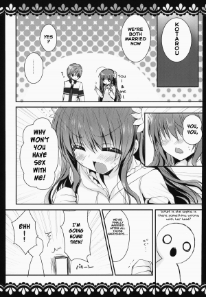 (C85) [Ichigohou (Shiraichigo)] KOTORI 100% (Rewrite) [English] {Hennojin} - Page 6