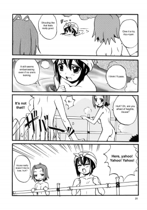 (C76) [SUKAPON-DO (Kagawa Tomonobu, Yano Takumi)] Lazy Summer (K-ON!) [English] - Page 20