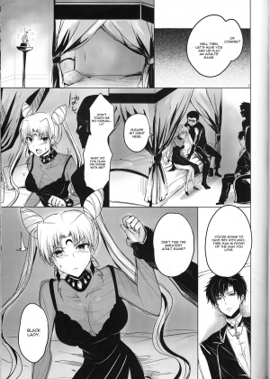 (COMIC1☆9) [momoirohoppe (Rei)] Ankoku no Joou Kanraku (Bishoujo Senshi Sailor Moon) [English] [CGrascal] - Page 8